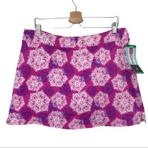 Tranquility Colorado Clothing Pink Floral  Skort